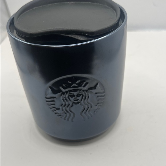 Starbucks Other - Starbucks Metallic dark Blue Mug with Black Lid